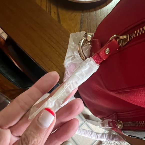 NWT UNICORN Kate Spade All Typed Up Clyde red leather typewriter bag circa 2010 - Picture 10 of 14